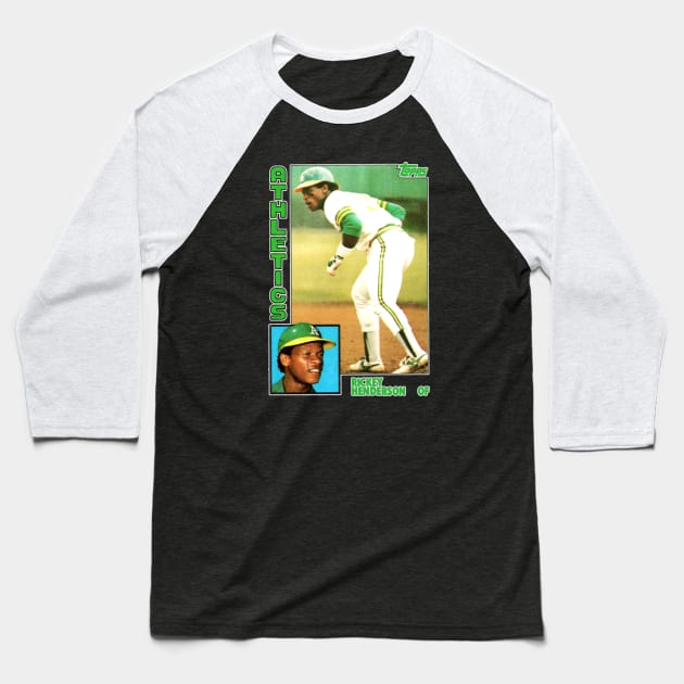 CARD Rickey Henderson Record Stealer Baseball T-Shirt by ngaritsuket